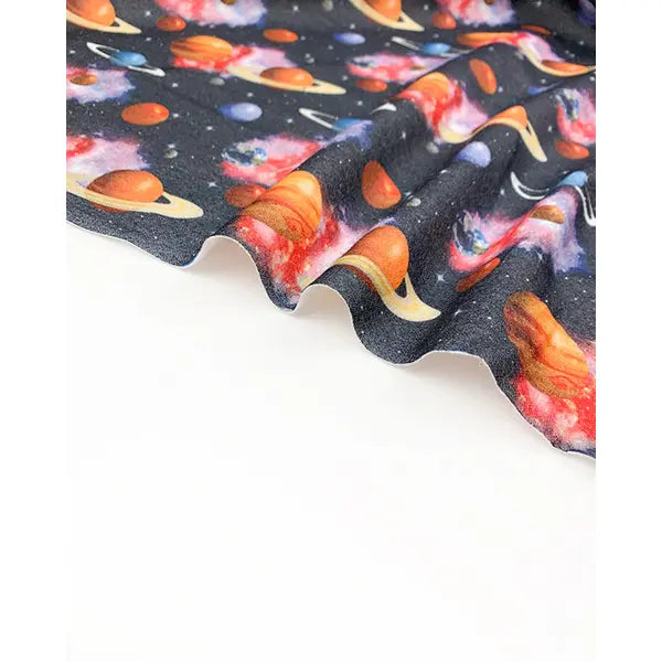 Brushed Cotton Flannelette Fabric - Space Age – view 5 – Truro Fabrics