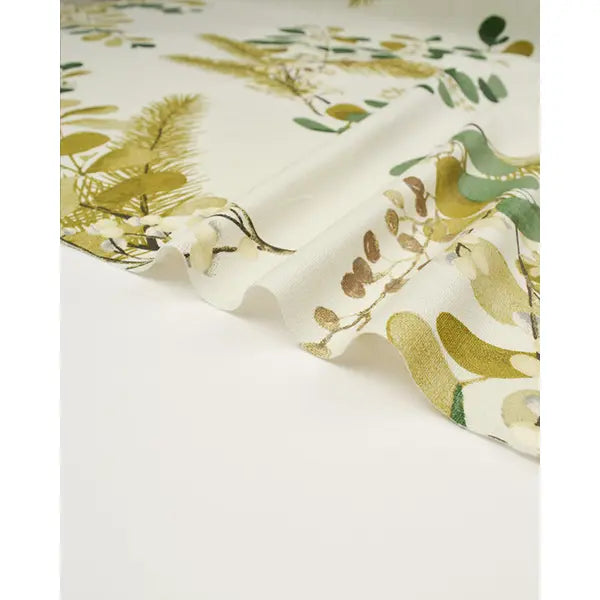 Christmas Teflon Tablecloth Fabric - Eucalyptus Sprig – view 5 – Truro Fabrics