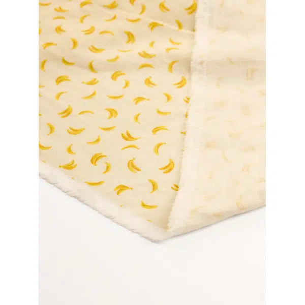 Cotton Double Gauze Fabric - Banana Bonbon Butter – view 5 – Truro Fabrics
