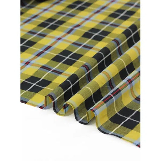 Cotton Poplin Fabric - National Cornish Tartan 9cm – view 2 – Truro Fabrics
