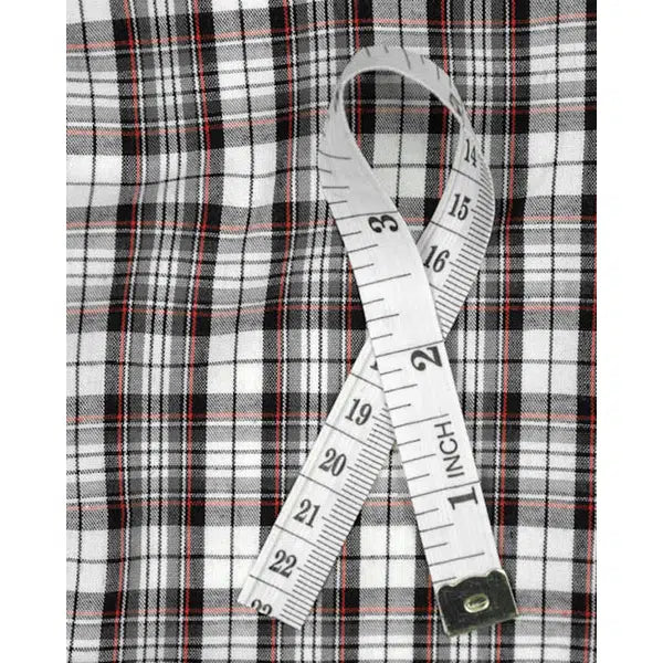 Cotton Tartan Fabric - Red & Black – view 2 – Truro Fabrics
