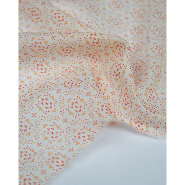 Cotton Voile Fabric - Sevilla Peach β view 4 β Truro Fabrics