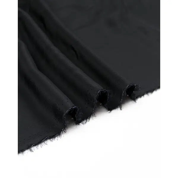 Crepe De Chine Fabric - Black – view 4 – Truro Fabrics