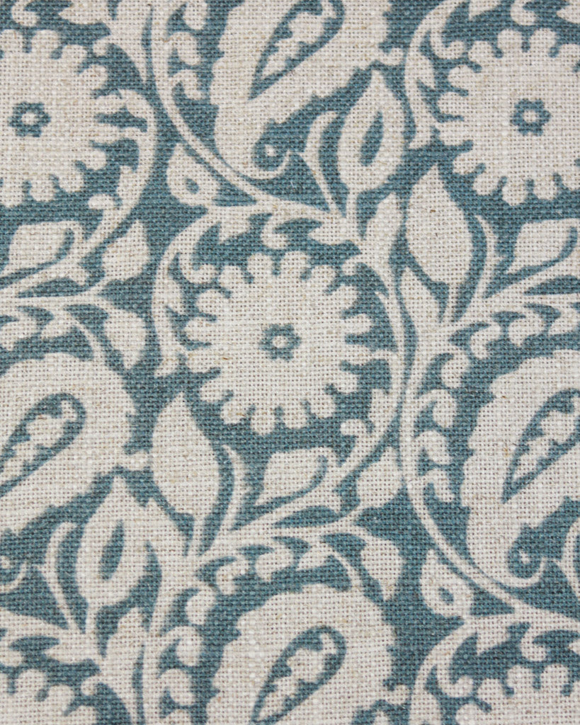 Extra Wide Curtain and Interiors Fabric - Bosahan Teal
