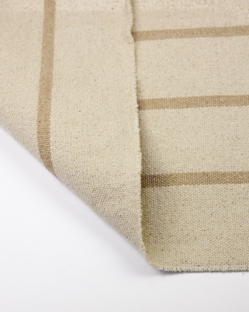 Curtain and Interiors Fabric - Heavy Cotton Stripe - Barley
