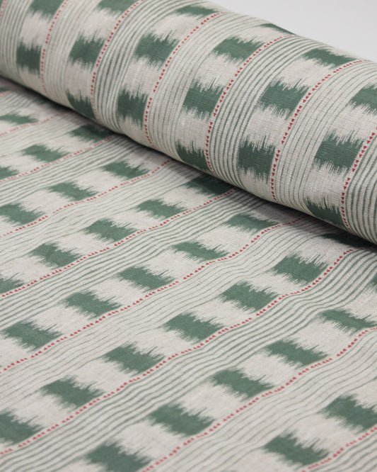 Curtain and Interiors Fabric - Esja Stripe - Sage