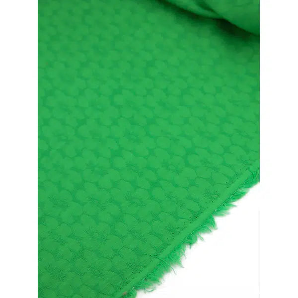 Daisy Cotton Jacquard Fabric - Appleini – view 5 – Truro Fabrics
