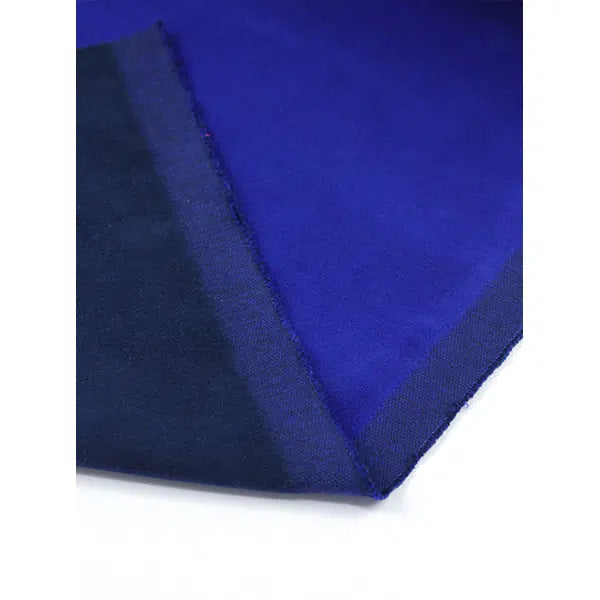 Double Cotton Velvet Fabric – Cobalt & Navy – view 5 – Truro Fabrics