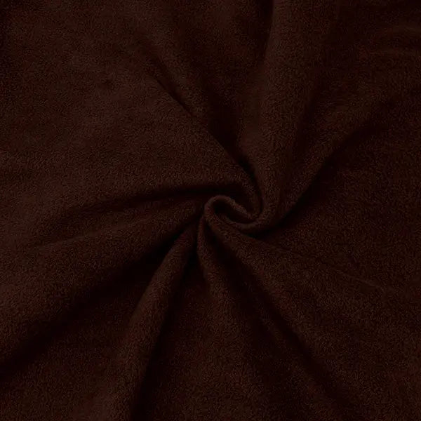 Anti-Pil Polar Fleece Fabric - Chocolate Brown – Truro Fabrics