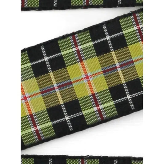 Fabric Ribbon - Cornish National Tartan (25mm) – view 2 – Truro Fabrics