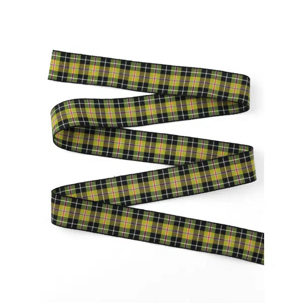 Fabric Ribbon - Cornish National Tartan (25mm) – view 3 – Truro Fabrics