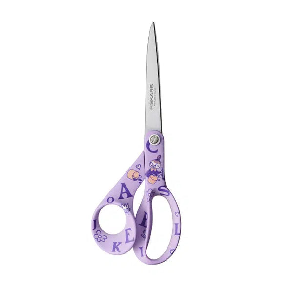 Fiskars x Moomin Universal Scissors – ABC Ft. Little My – view 2 – Truro Fabrics