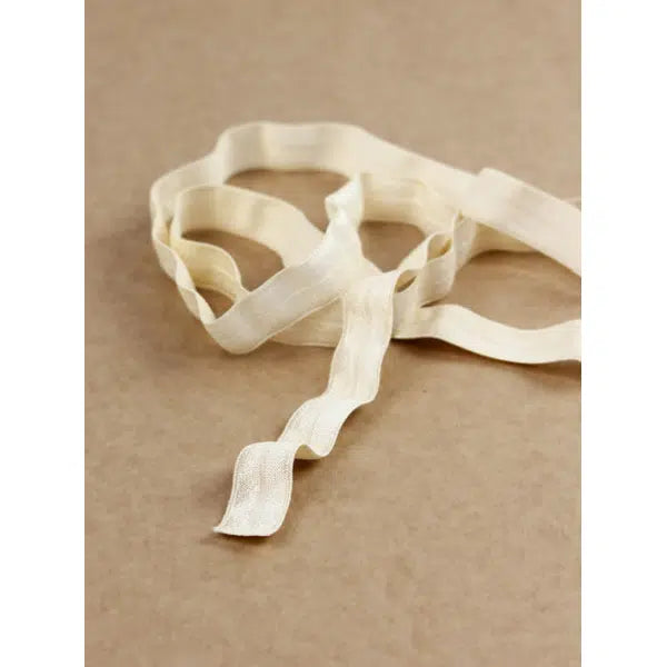 Fold Over Underwear Elastic - 15mm - Beige – view 2 – Truro Fabrics