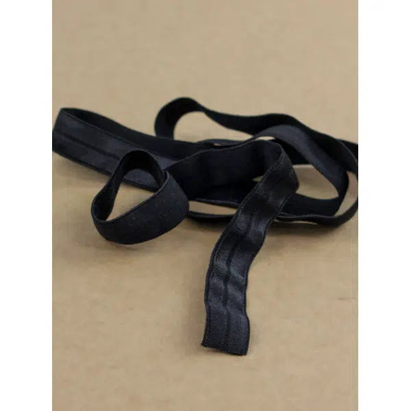 Fold Over Underwear Elastic - 15mm - Black – view 2 – Truro Fabrics