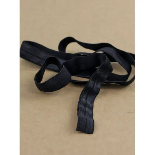 Fold Over Underwear Elastic - 15mm - Black – view 2 – Truro Fabrics