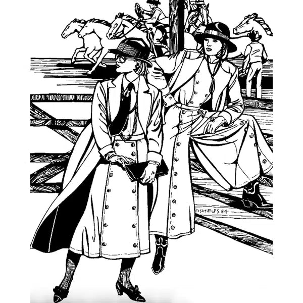 Folkwear - Paper Sewing Pattern - 231 Big Sky Riding Skirt – view 9 – Truro Fabrics