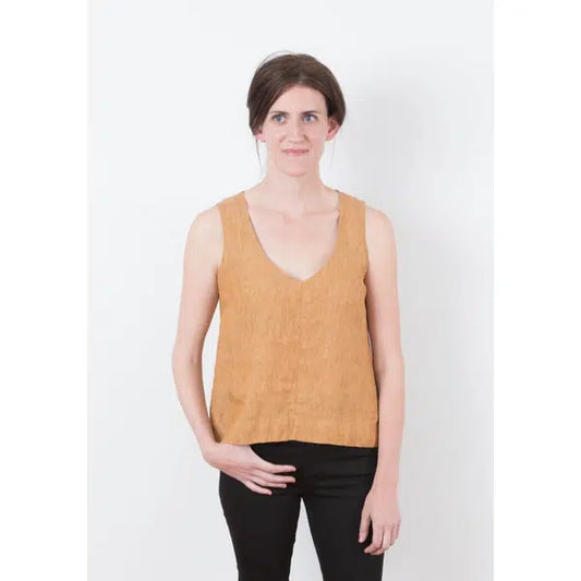 Grainline Studio - Paper Sewing Pattern - Hadley Top – view 2 – Truro Fabrics