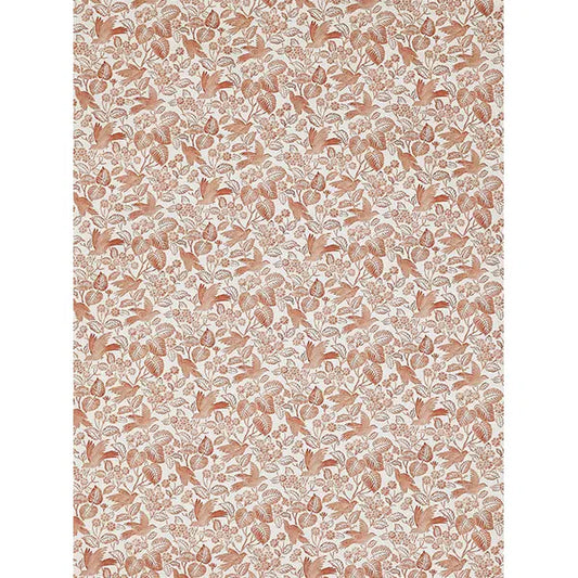 Home Furnishing Fabric - Hollies Apricot – view 2 – Truro Fabrics