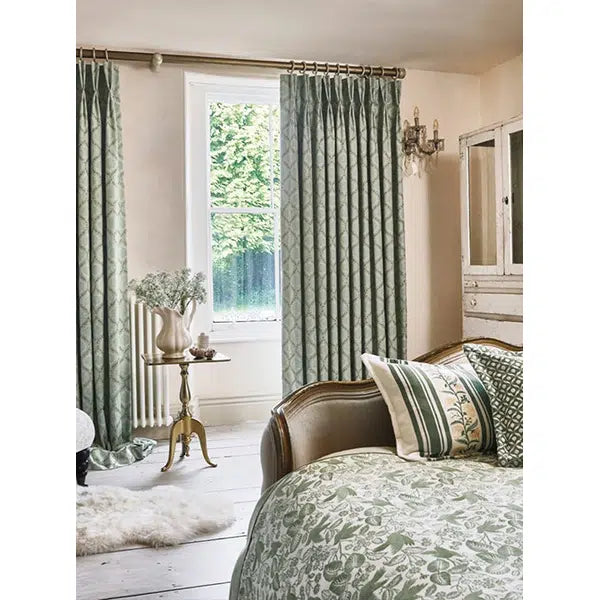 Home Furnishing Fabric - Hollies Apricot – view 3 – Truro Fabrics