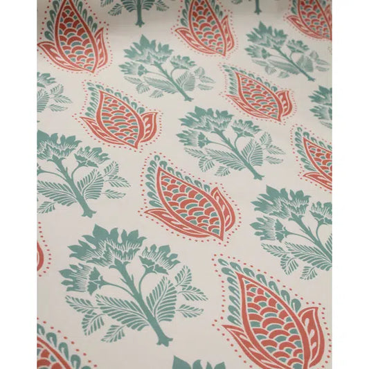Home Furnishing Fabric - Musgrove - Coral – view 2 – Truro Fabrics