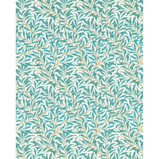 Home Furnishing Fabric - Willow Boughs - Teal – view 2 – Truro Fabrics