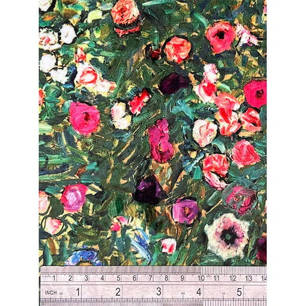 Home Furnishing Velvet Fabric - Klimt's Italian Garden – view 3 – Truro Fabrics
