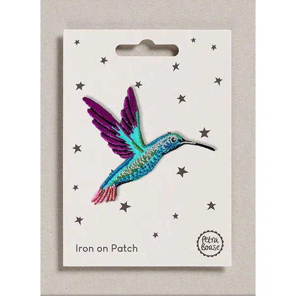 Iron-on Motif Patch - Hummingbird – Truro Fabrics