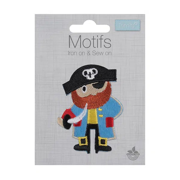 Iron-On Motif Patch - Pirate – view 2 – Truro Fabrics