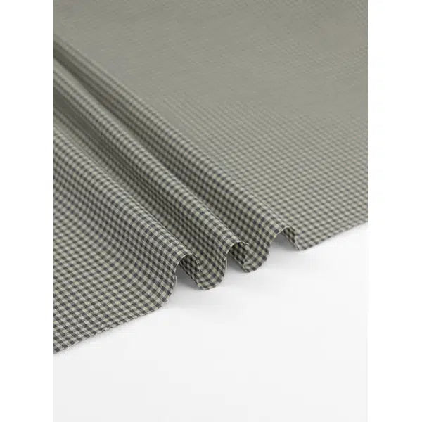 Japanese Cotton Micro Gingham Fabric - 2mm - Rune | Truro Fabrics