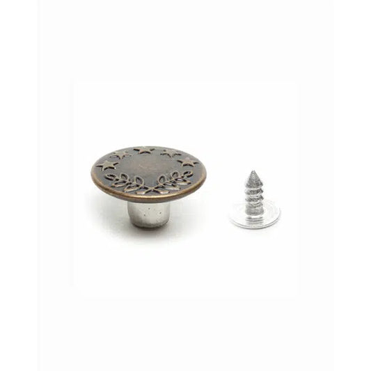 Jeans Buttons - Bronze – view 2 | Truro Fabrics