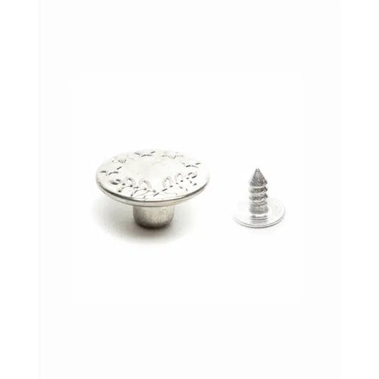 Jeans Buttons - Nickel – view 2 | Truro Fabrics