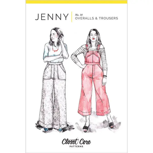 Closet Core - Paper Sewing Pattern - Jenny Overalls & Trousers – view 2 – Truro Fabrics