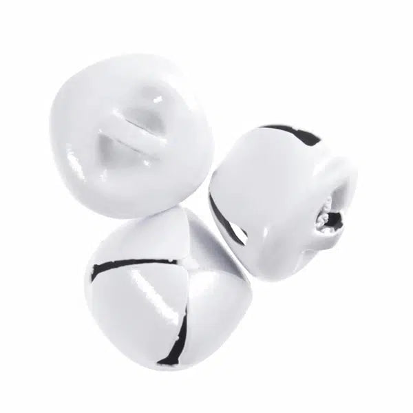 Jingle Bells - 20mm - White | Truro Fabrics