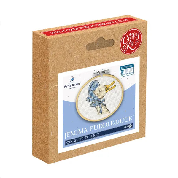 Beatrix Potter - Jemima Puddleduck Mini Cross Stitch Kit – view 2 – Truro Fabrics
