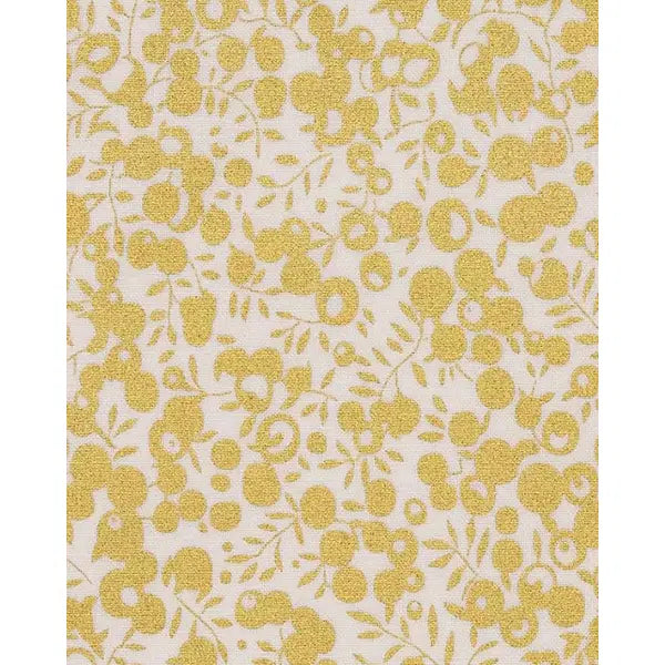 Liberty Lasenby Cotton Fabric - A Woodland Christmas - Wiltshire Shadow Gold – view 4 | Truro Fabrics