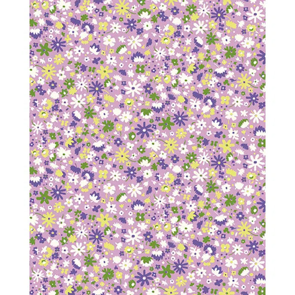 Liberty Lasenby Cotton Fabric - Carnaby - Bloomsbury Blossom Lilac | Truro Fabrics