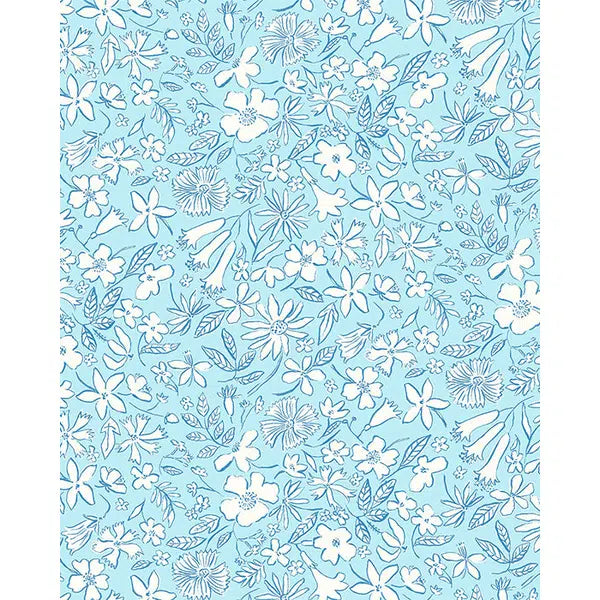 Liberty Lasenby Cotton Fabric - Riviera - Summer Sketch | Truro Fabrics
