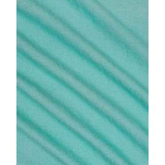 Linen & Cotton Blend Fabric - Lagoon – view 2 | Truro Fabrics