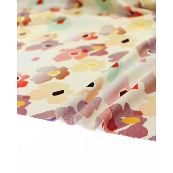 Linen & Viscose Blend Fabric - Petal Pop – view 6 | Truro Fabrics