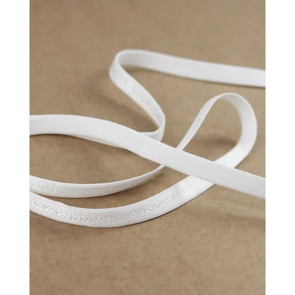 Lingerie Elastic - 12mm - White – view 2 | Truro Fabrics