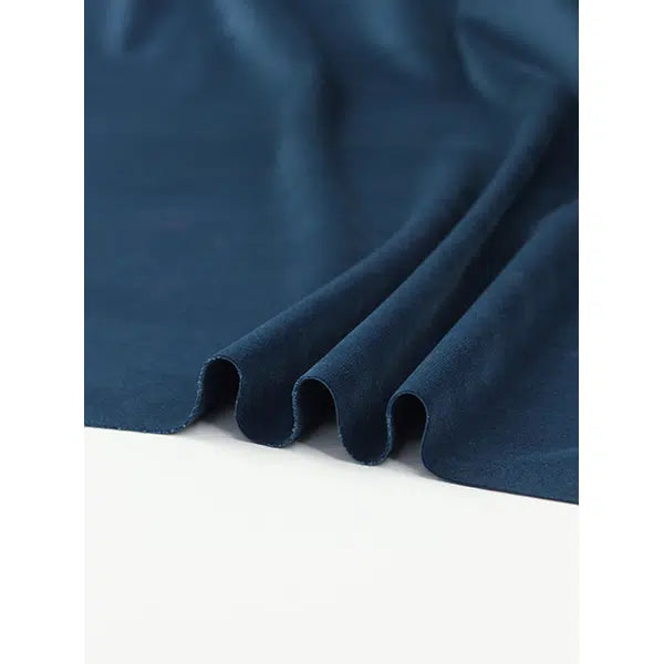 London Velvet Fabric - Petrol – view 3 | Truro Fabrics