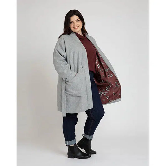 Megan Nielsen - Paper Sewing Pattern - Hovea Curve Jacket & Coat – view 2 | Truro Fabrics