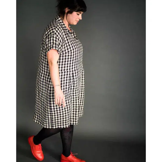 Merchant & Mills - Paper Sewing Pattern - The Factory Dress – view 2 | Truro Fabrics