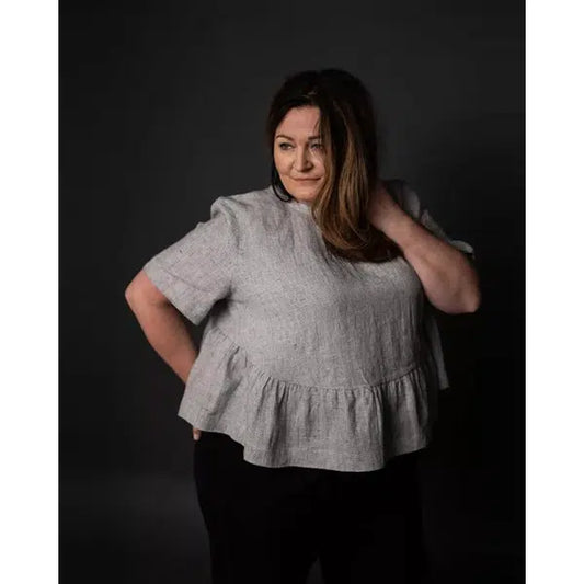 Merchant & Mills - Paper Sewing Pattern - The Florence Top & Dress – view 2 | Truro Fabrics