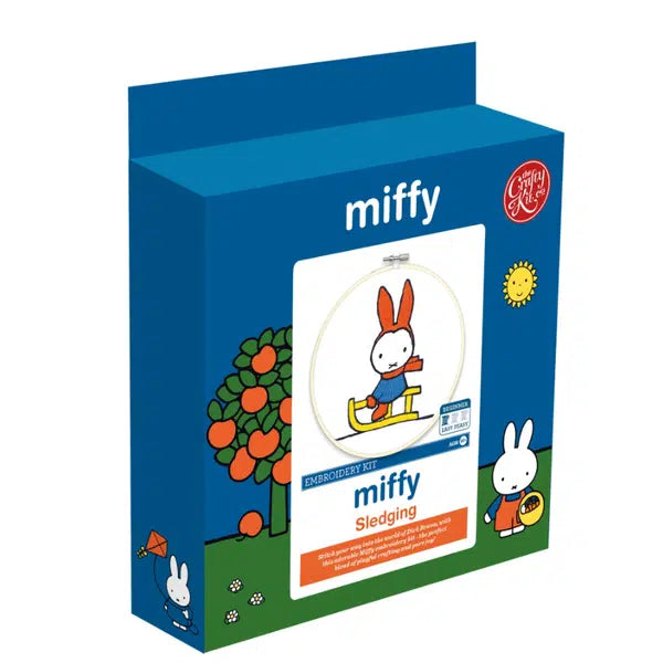 Miffy Sledging Embroidery Kit – view 2 | Truro Fabrics