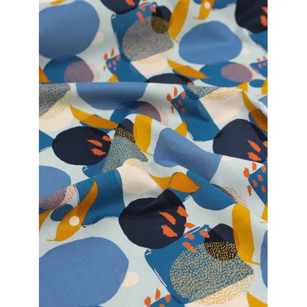 Moda Cotton Canvas Fabric - Urban Whisper Sky – view 7 | Truro Fabrics