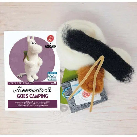 Moomin - Moomintroll Goes Camping Needle Felting Kit – view 2 | Truro Fabrics