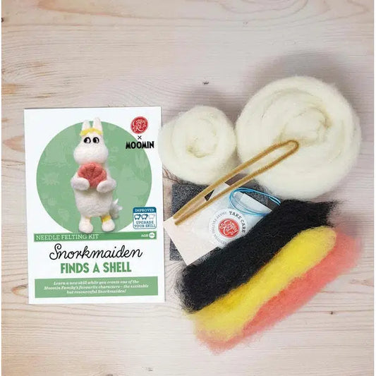 Moomin - Snorkmaiden Finds a Shell Needle Felting Kit – view 2 | Truro Fabrics