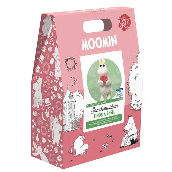 Moomin - Snorkmaiden Finds a Shell Needle Felting Kit – view 4 | Truro Fabrics