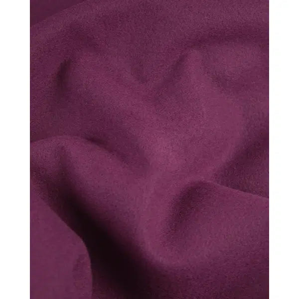 Mouflon Coating Fabric - Plum – view 4 | Truro Fabrics